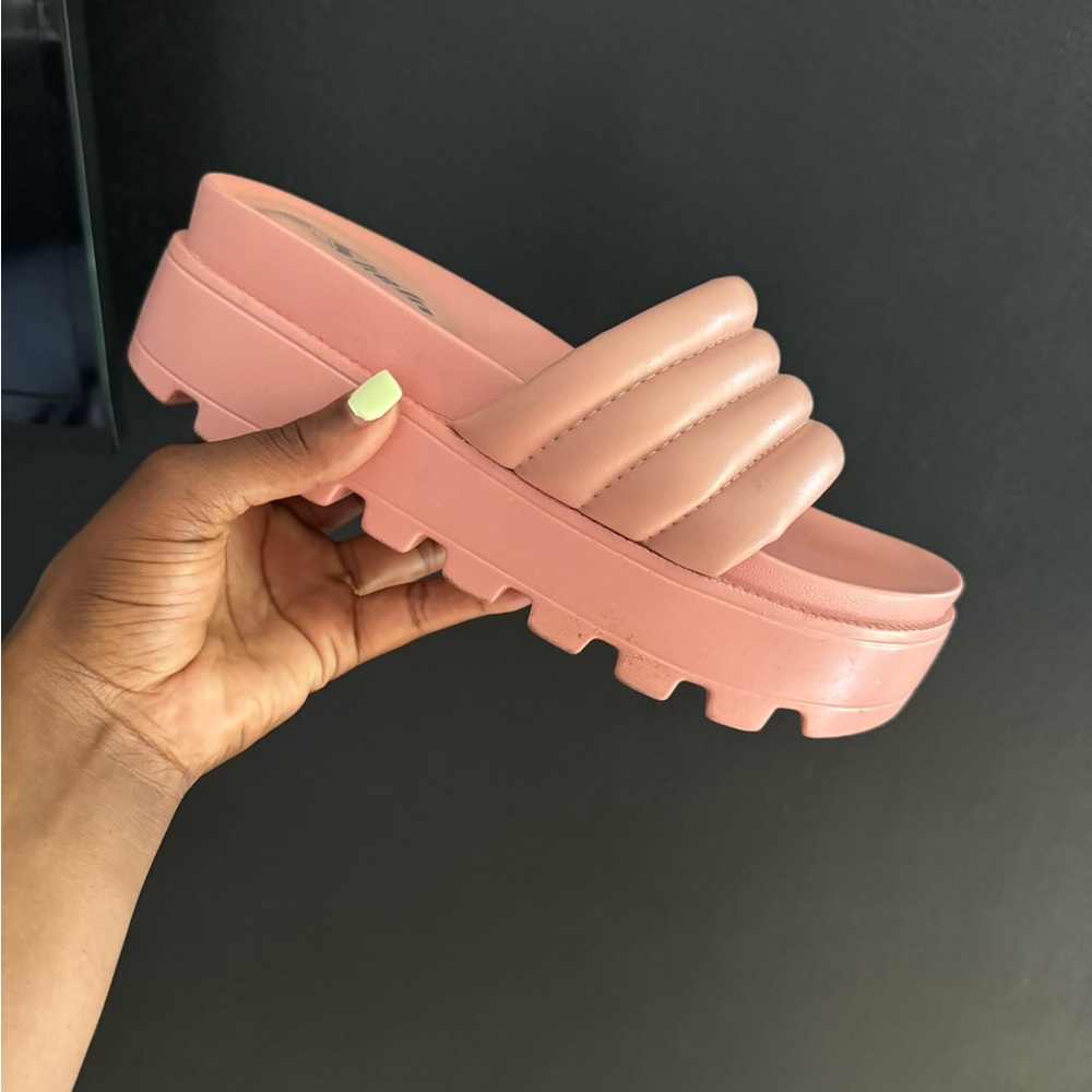 Pink Platform Sandals